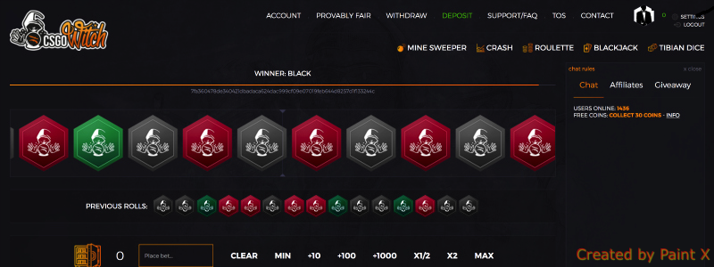 cs go legit skins betting