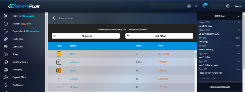 cs go legit skins gambling site