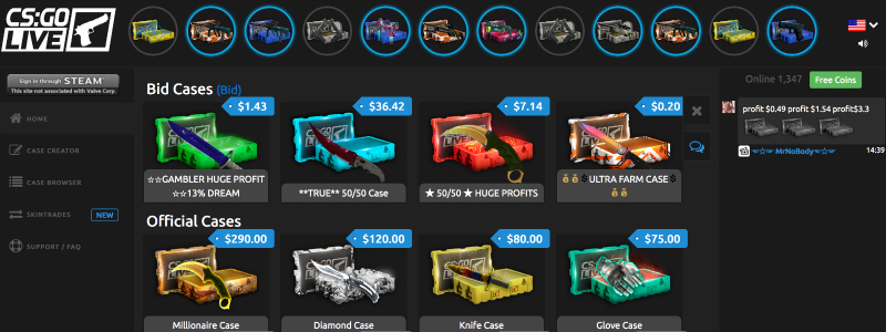 cs go legit skins gambling