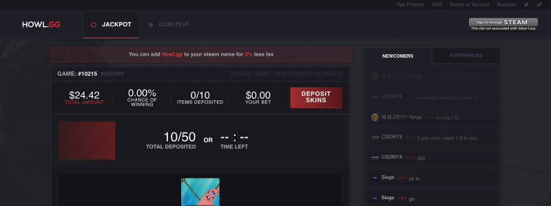 cs go legit skins betting site
