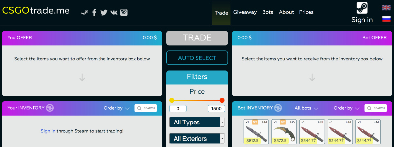 cs go legit trading site