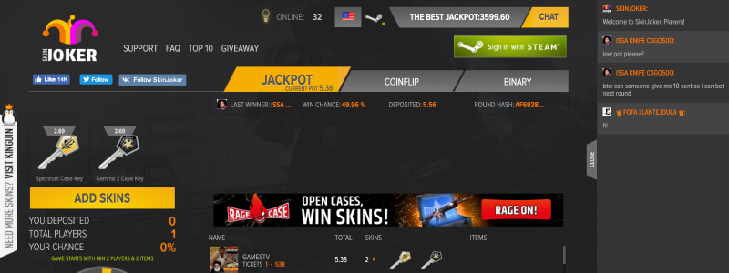is skinjoker com legit betting site?